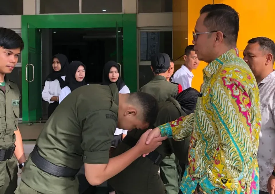Pelepasan Peserta Pra Diksar Menwa IAIN Kerinci Tahun 2025