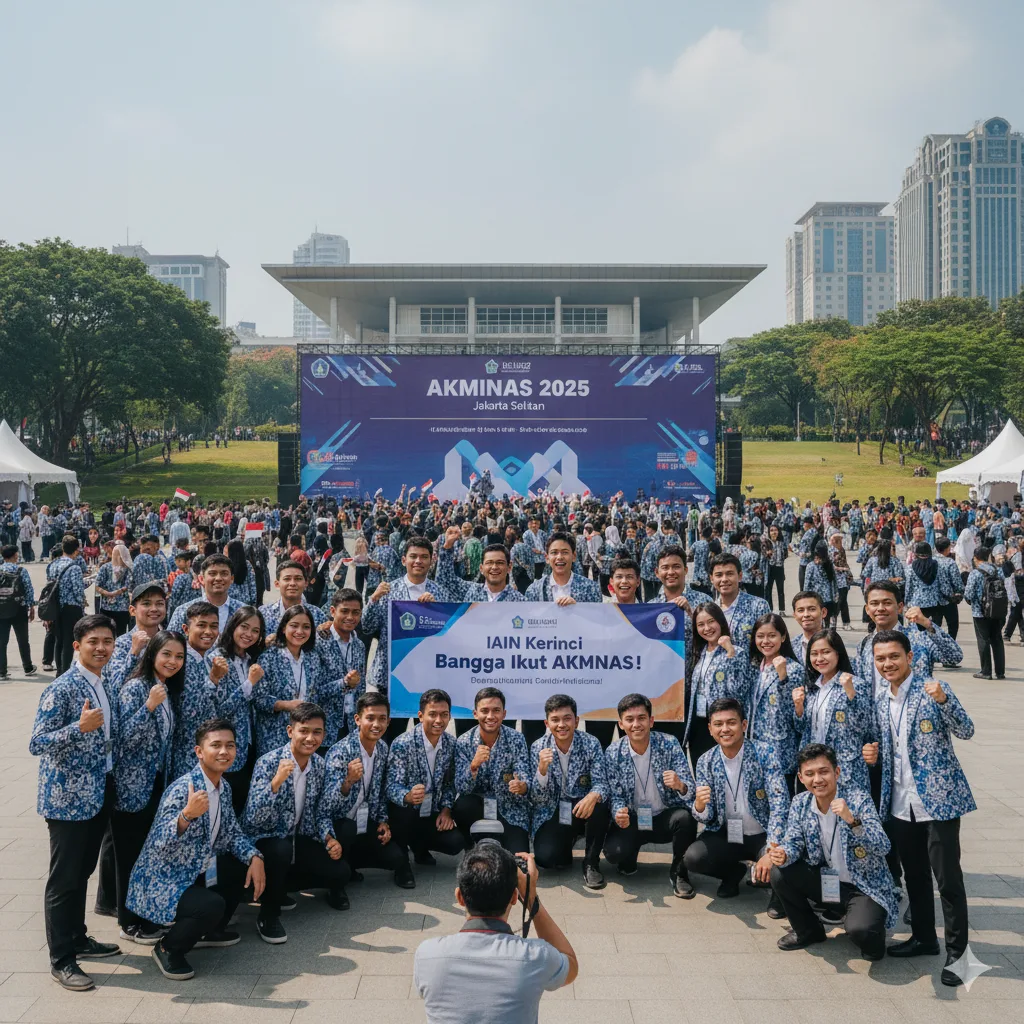Mahasiswa IAIN Kerinci Ikuti AKMINAS 2025 di Jakarta Selatan